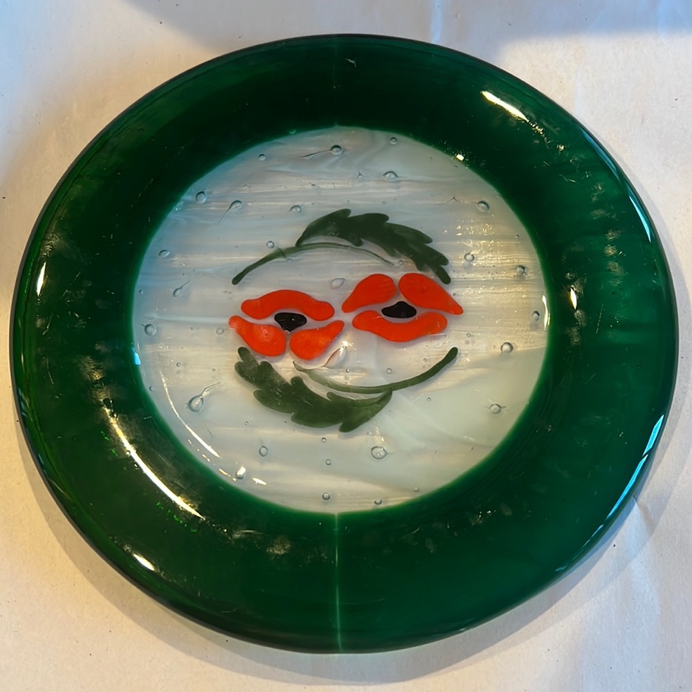 Pressed Glass Plate